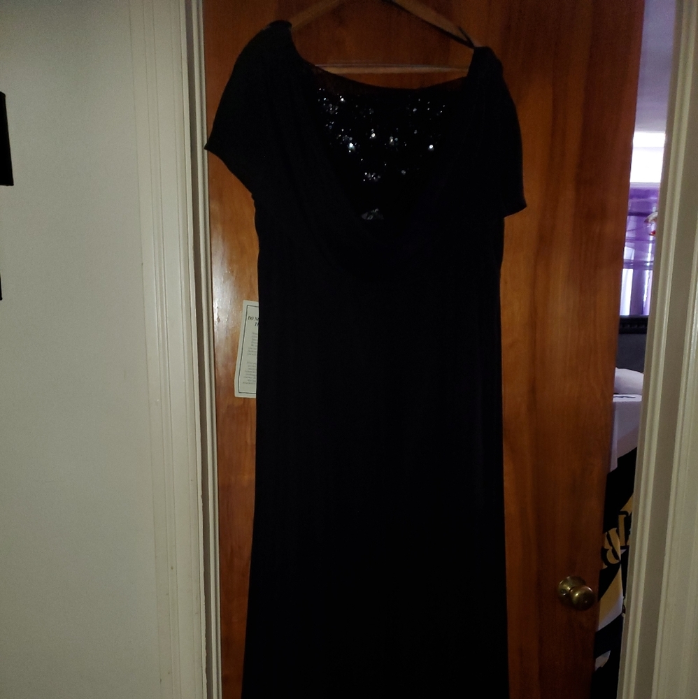 Beautiful,  Simple  Black Gown.